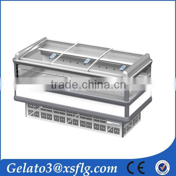 Supermarket used refrigerator open display case