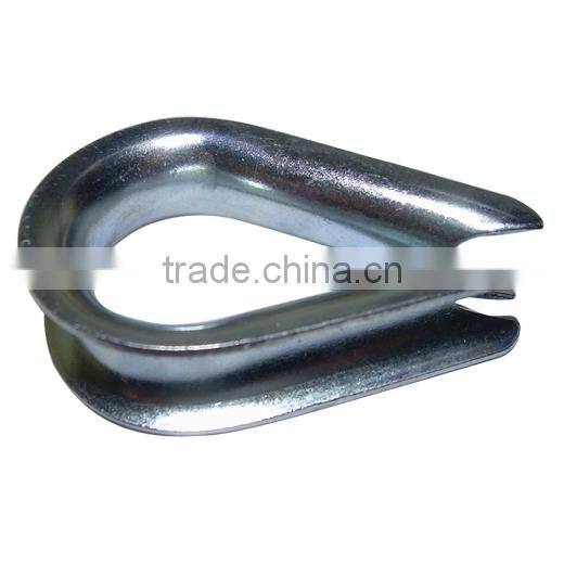 2014 galvanized carbon steel cable thimble with hot dipped galvanized