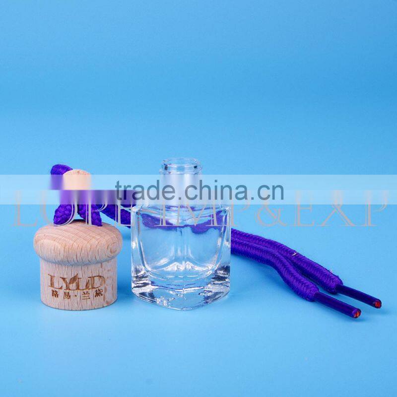 5ml Cubic Empty Hanging Car Perfume Bottle