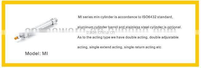 Stainless steel Pneumatic Air Cylinder, MI series