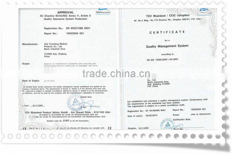 YD50502 vet cohesive Bandage (cotton) ,CE,FDA,ISO