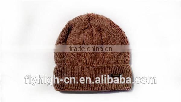Factory Price Wool Material Men's OEM Winter Hats