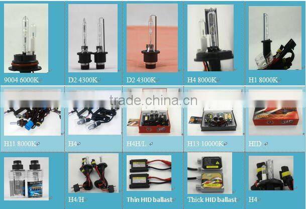 HID H4 6000K H4 HID xenon kit 35W 55W 75W