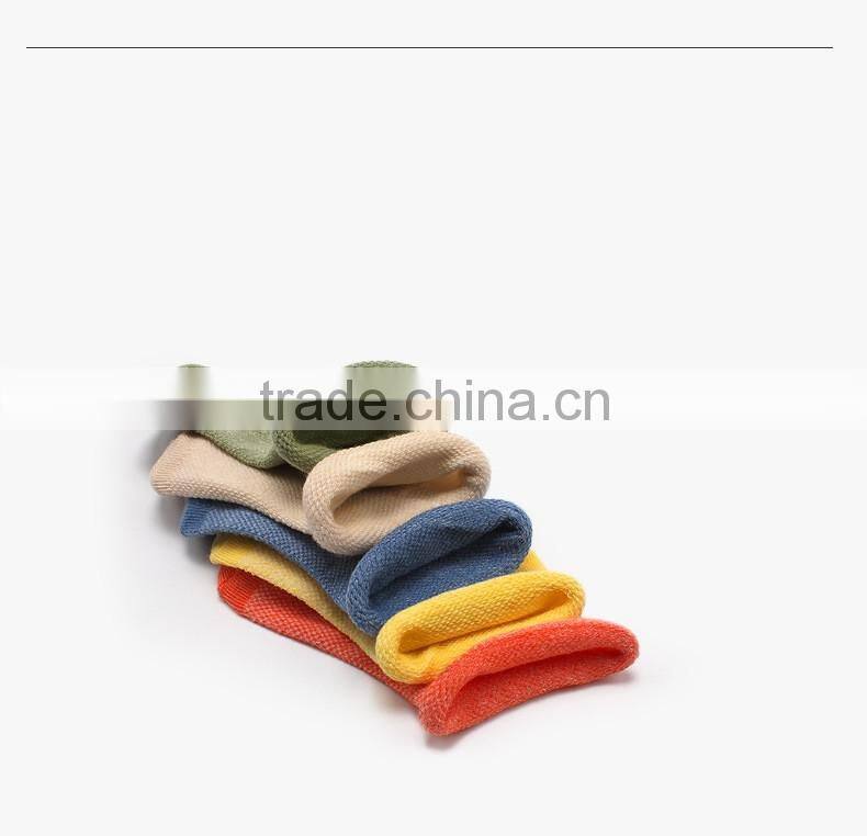 OEM wholesale 100% cotton candy color baby socks breathable and anti-bacterial