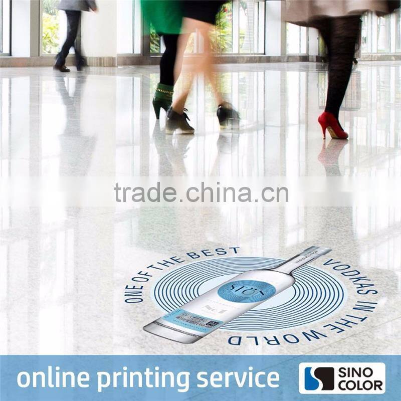Long Life PVC Film floor graphics printing