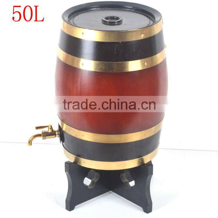 Various sizes and colors wooden barrels for sale