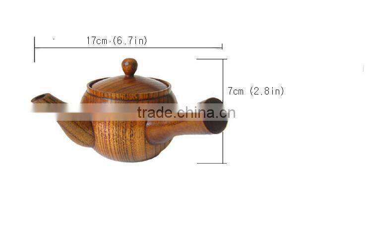 Exquisite production process wooden teapot
