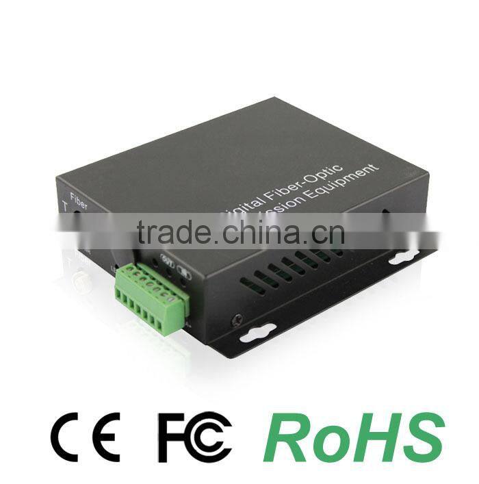 Multimode optic to RS422 Fiber Modem