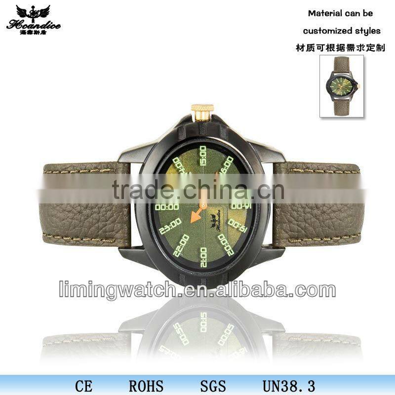 Top fashion high quality japan movt quartz sports watches men