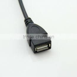 High Quality right angle A Femal to Mini B Male USB 2.0 Cable