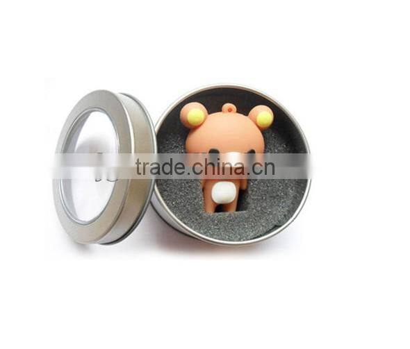 Mini Bear Carton Animals USB Flash Drive for Christmas Gift