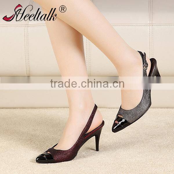 Wholesale adjustable-Possible foldable heels ladies sandals women shoes