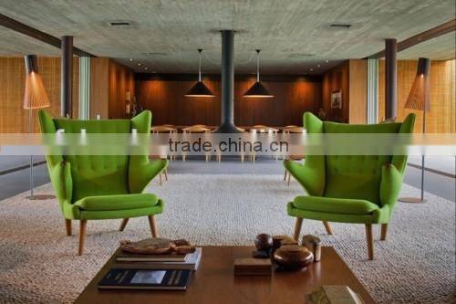 Hans J Wegner classic design papa chair with ottoman