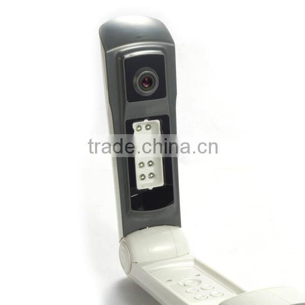 TV and Monitor Compatible Foldable Hand Free Helping Hand Desktop Magnifier with Led Lamp