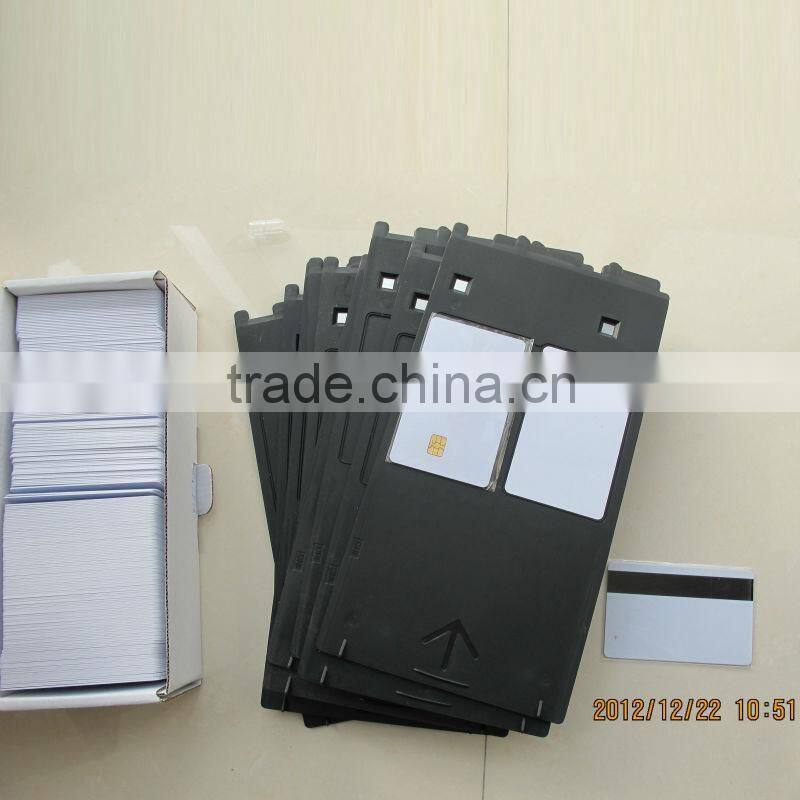 Alibaba china design 125khz magnetic card dual card