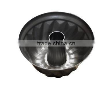 New Shape Carbon Steel Grey Non-stick Bundform Pan of Cake Molds