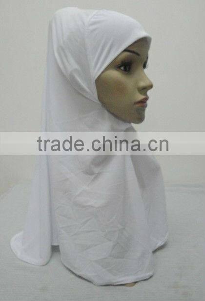 H188 plain muslim hijab,simple comfortable hijab