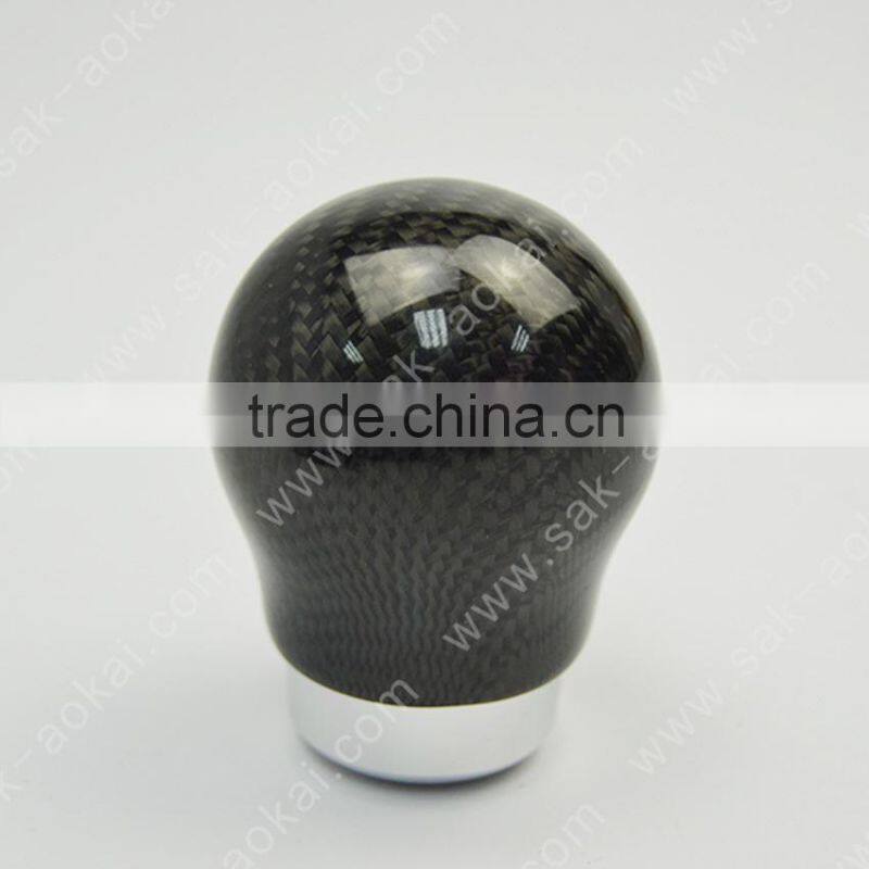 Racing Real Black Carbon Fiber Gear Shift Knob