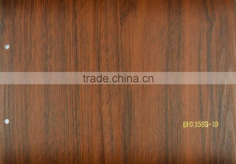 Factory Manufacture Customized wood grain pvc film for cabinet door
