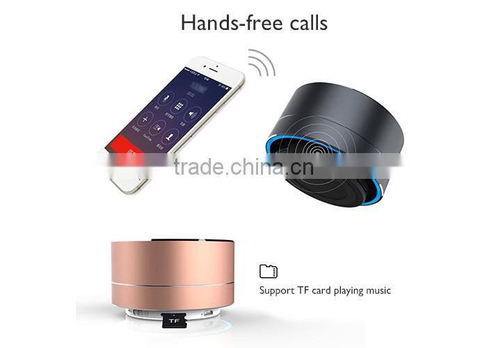New Audio Monster Stereo Bluetooth Wireless round wifi mini speaker