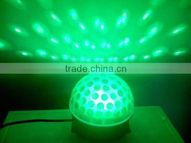 Attractive Stage Lighting Decorations Crystal LED Light Magic Spinning disco Ball
