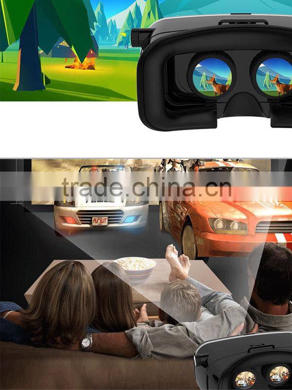 2016 Christmas gifts 3D VR Glasses with remote controller for 3D movies