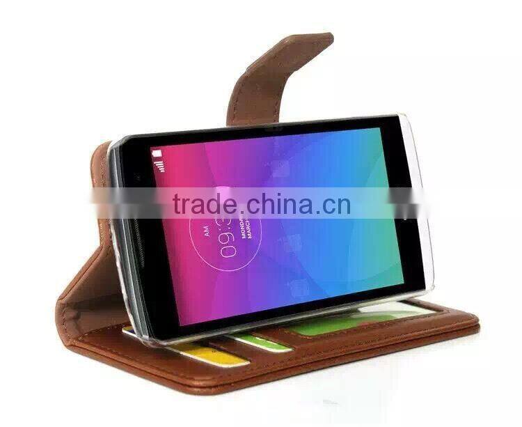 2015 book style business type stand pattern flip leather case for LG Leon with card slot