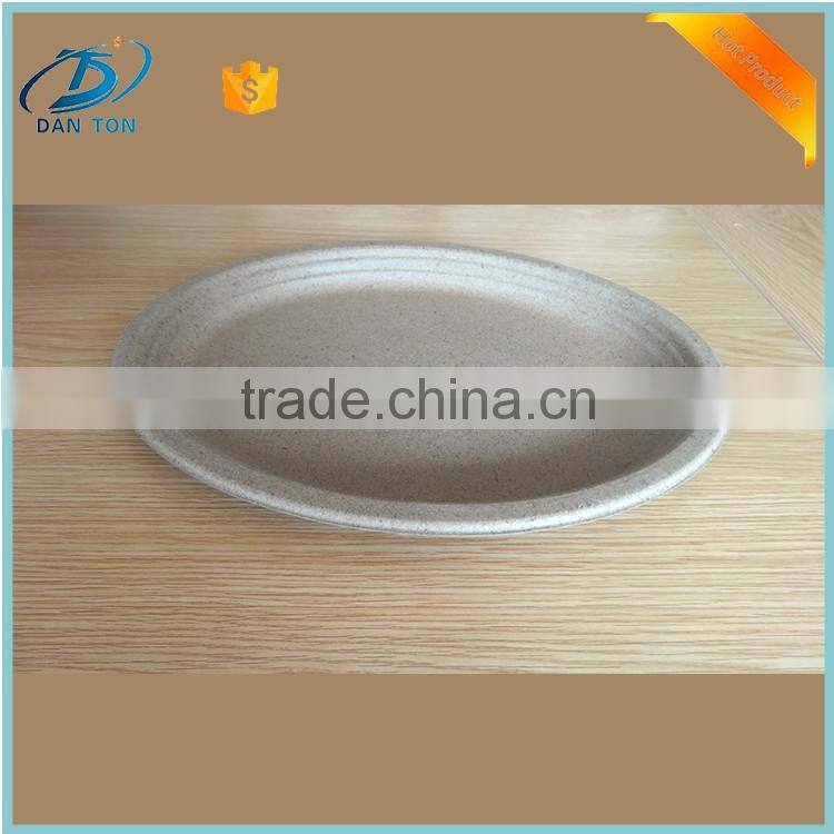 wholesale disposable paper pulp food/salad lunch container plate