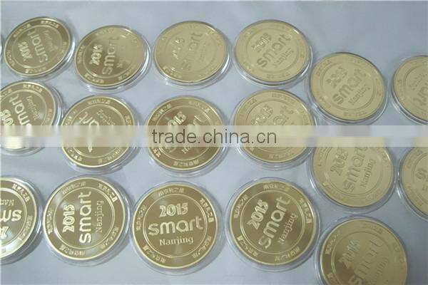 Coin Blanks for Game / Pure Brass Metal Coin / Embossed Number Token Coin