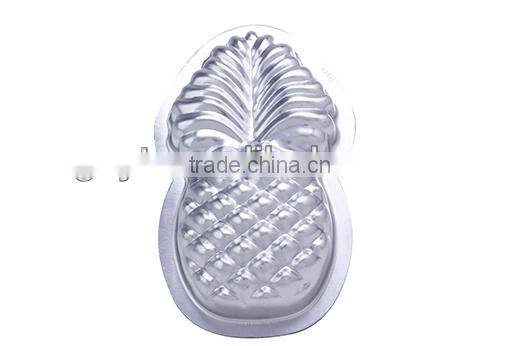 Aluminum non stick custom flower,pineapple, rabbit shape cake molds