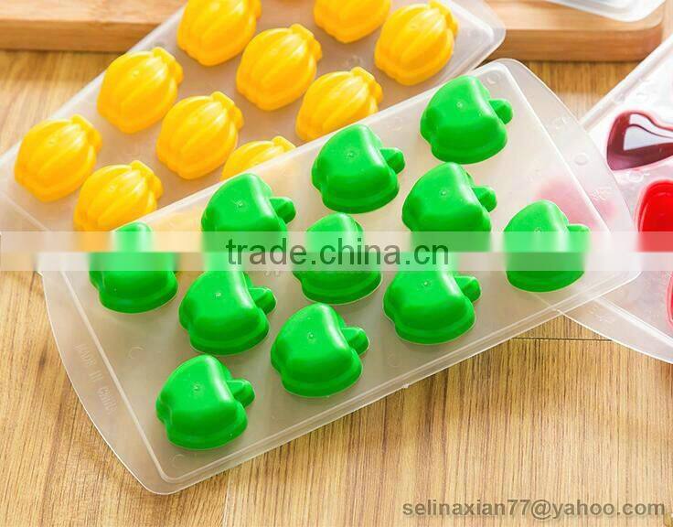 NEW Novelty Fruit Ice Juice Cube Tray Chocolate Jelly Silicone Mould Party