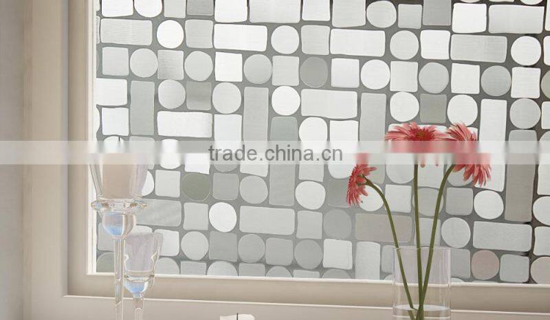 3ft*66/82ft vision removable static cling glass decorated film