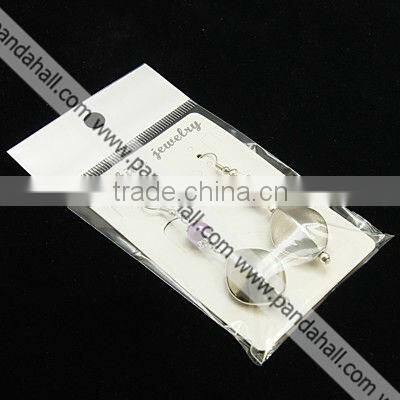 Fashion Glass Pearl Earrings, with CCB Acrylic Pendants(EJEW-JE00503)