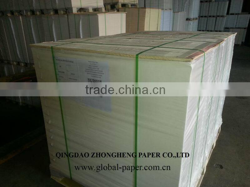 Pulp Pulping Type and Virgin Pulp Style Bulky offset paper- High Bulk Cream Bulky Paper