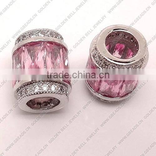 BJ4563 wholesale Micro pave bead crystal bar,cubic zirconia connector jewelry for bracelet,wholesale pave bead bar jewellery