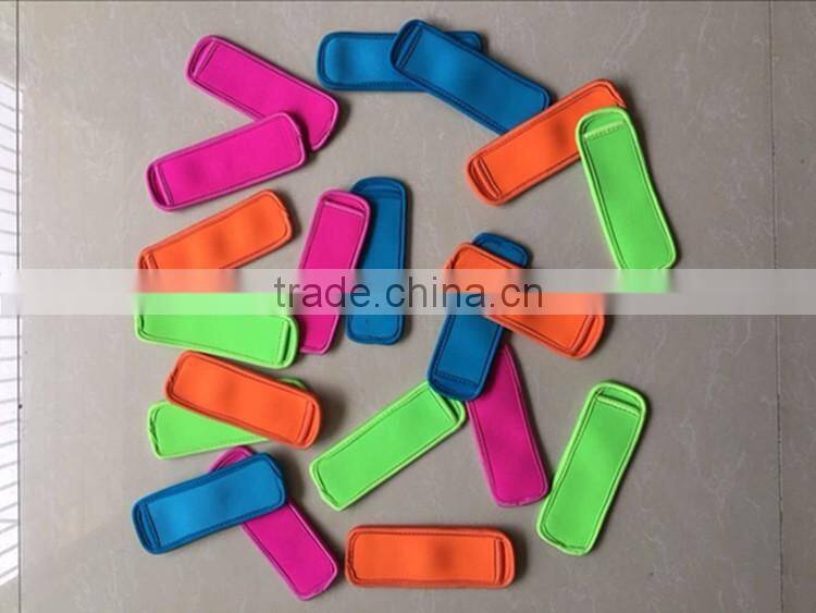 Sew in 2 sides pop holders popsicle ice sleeves freezer ice lolly
