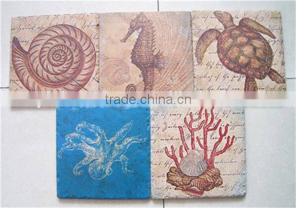 Eco-friendly newest marble coaster for coffee