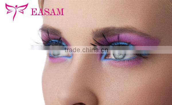 Eye temporary tattoo sticker made with eye shadow