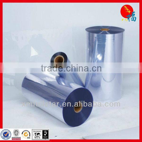 Transparent PVC rigid film for blister packing