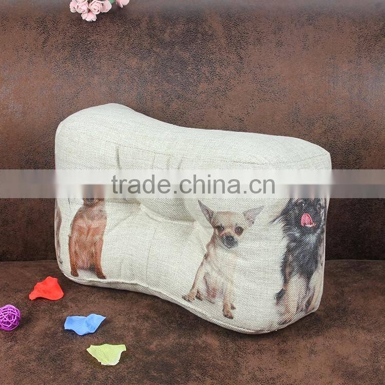 2015 new cartoon Cute puppy waist cushion cover Office pillow car pillow