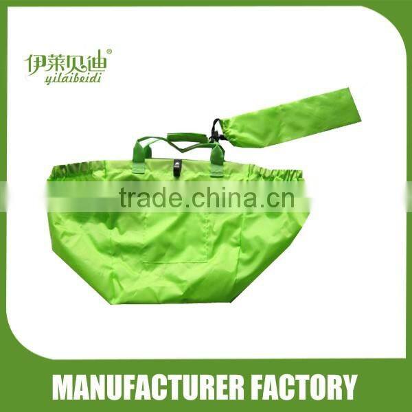 Single layer folding bag with handle