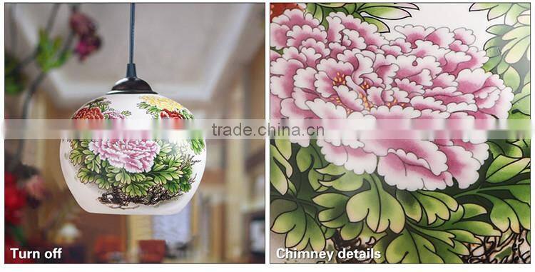 Pastel Decal living room furnitur indoor led pendant light