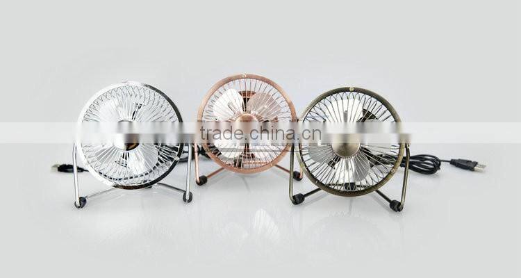 New Mini dc fans Hot selling 5v dc metal cooling fan with usb port mini fans