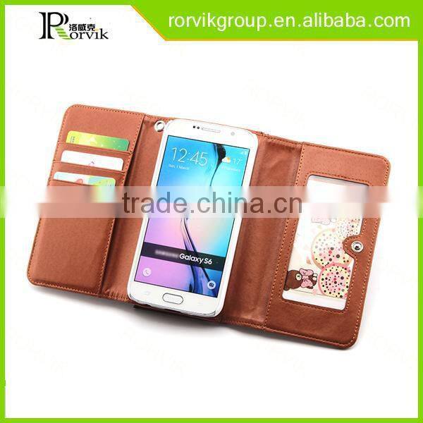 alibaba china rugged phone case wallet for Samsung Galaxy S6