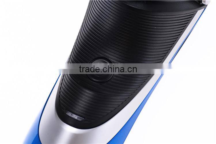 Super shaver rubble handle triple blade shaver for male