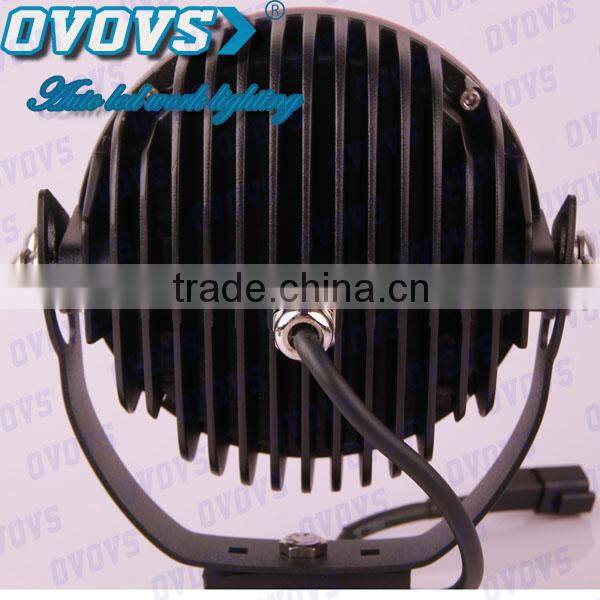 New products! 70w led flood light red round 6inch car led light For 4X4 off road accessories