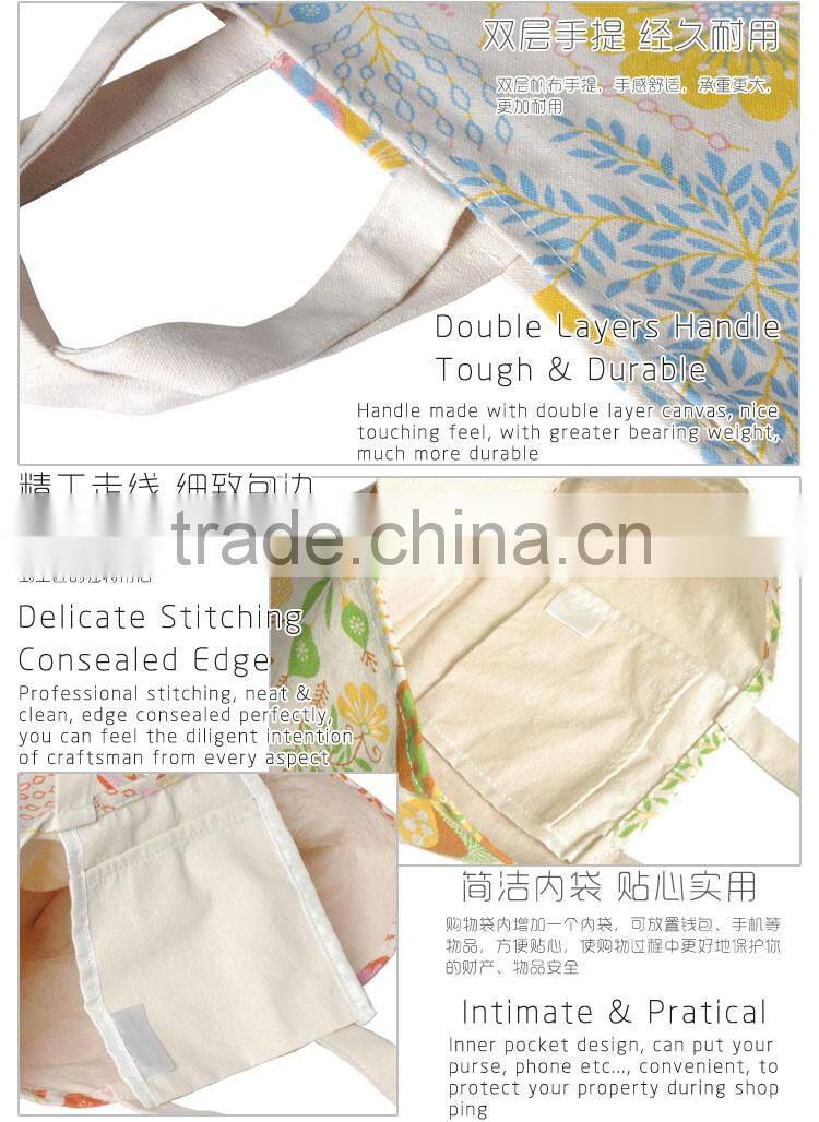 Promotional Tote Bag Good Canvas Material Shopping Bags For Grocery