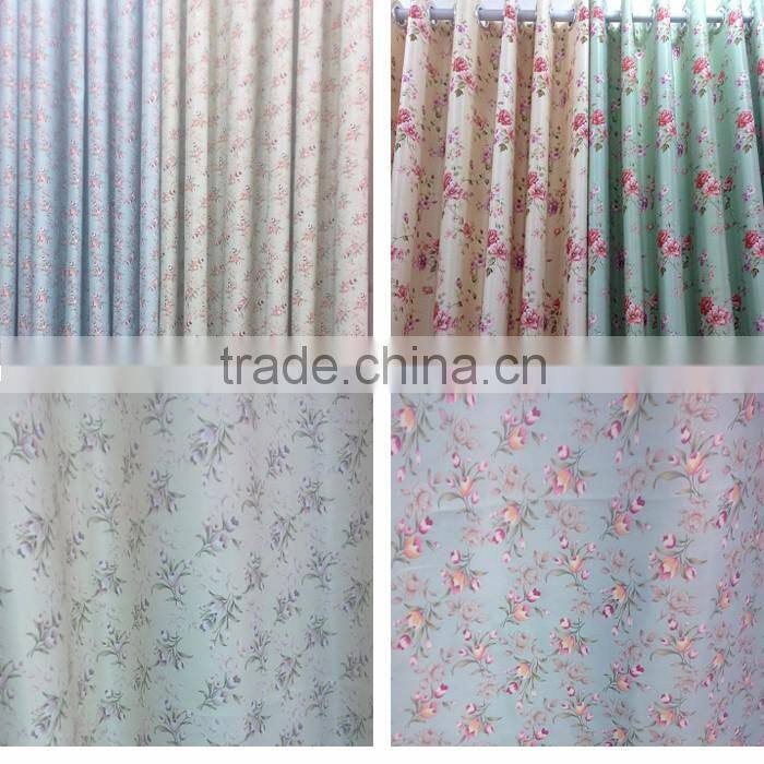 2015 Top quality Living room use cartoon design curtain fabirc