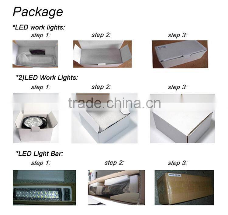 (NEW) IP67 Epsitar 51W Hot Sale LED Work Lights, LED Truck Work Lights, led auto lights