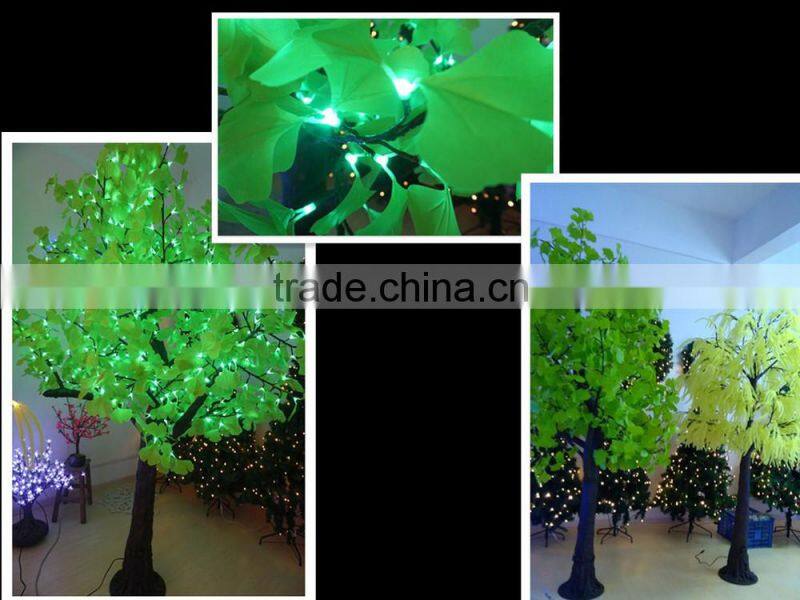 Outdoor LED christmas ginkgo Tree light